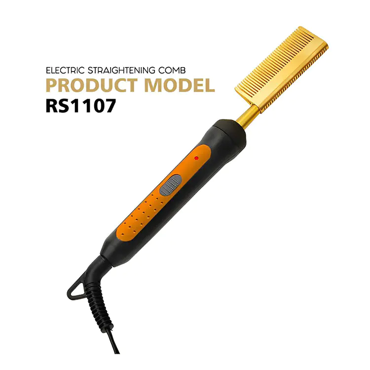 Electric Mini Hair Straightener Comb